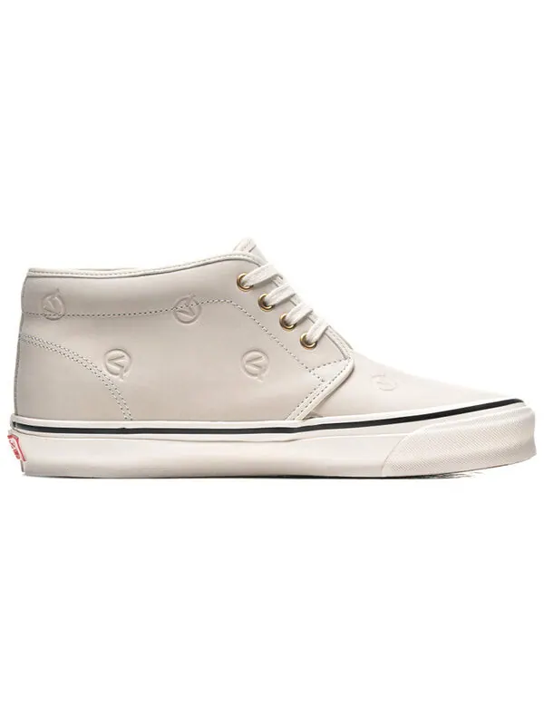 Кроссовки lqqk studios x og chukka boot lx 'circle v - cream' Vans — изображение 2 из 4, белый