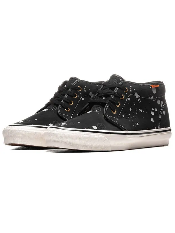 Кроссовки lqqk studios x og chukka boot lx 'circle v - splatter black' Vans — изображение 3 из 4, черный / белый