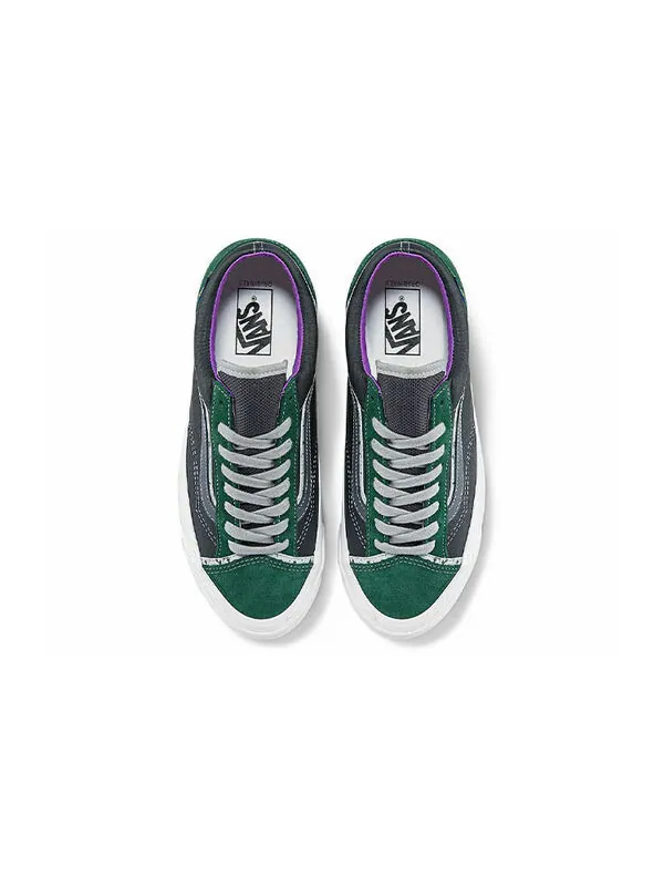 Кроссовки og style 36 ul lx 'black green' Vans — изображение 3 из 4, черный/зеленый