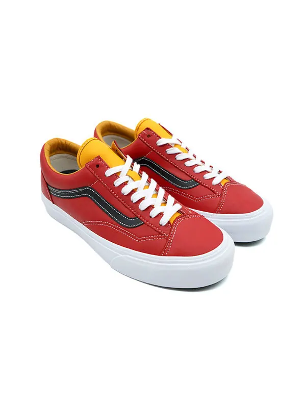 Кроссовки vault style 36 vlt lx 'red black' vn0a5fc34z4 Vans — изображение 3 из 4, красный/черный