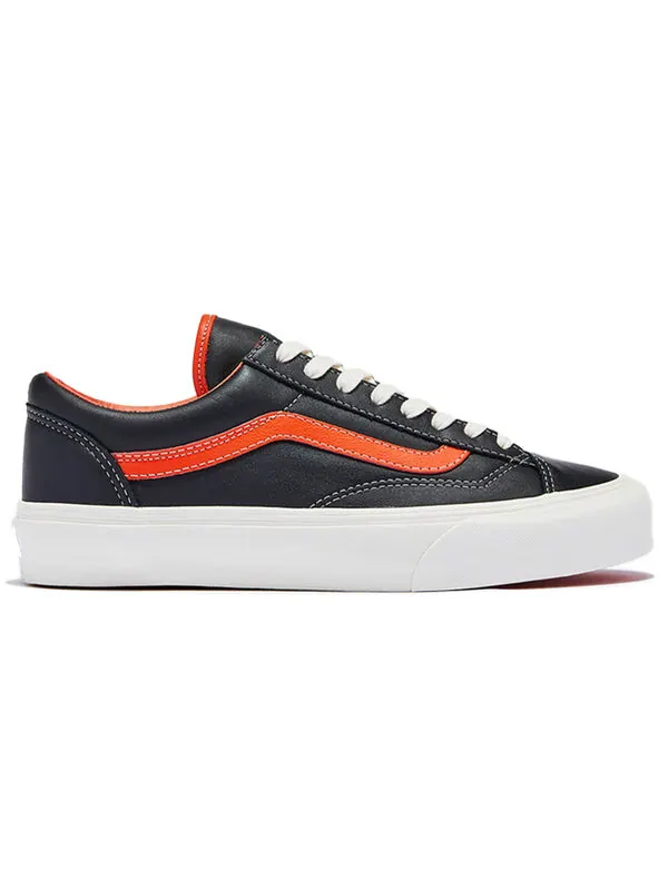 Кроссовки style 36 vlt lx 'black flame' Vans — изображение 2 из 4, черный/оранжевый