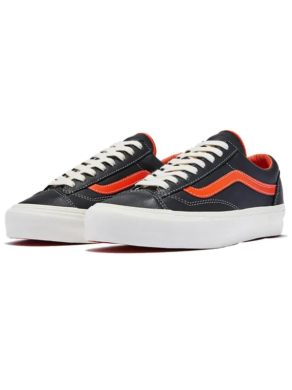Кроссовки style 36 vlt lx 'black flame' Vans — изображение 3 из 4, черный/оранжевый