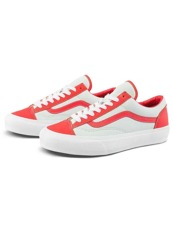 Кроссовки style 36 vlt lx 'white orange' Vans — изображение 2 из 4, белый