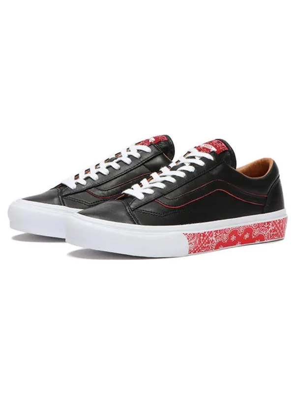 Кроссовки og style 36 lx 'bandana black racing red' Vans — изображение 3 из 4, черный/красный
