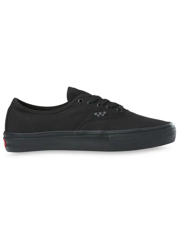 Кроссовки authentic low tops casual skateboarding shoes black Vans — изображение 2 из 4, черный