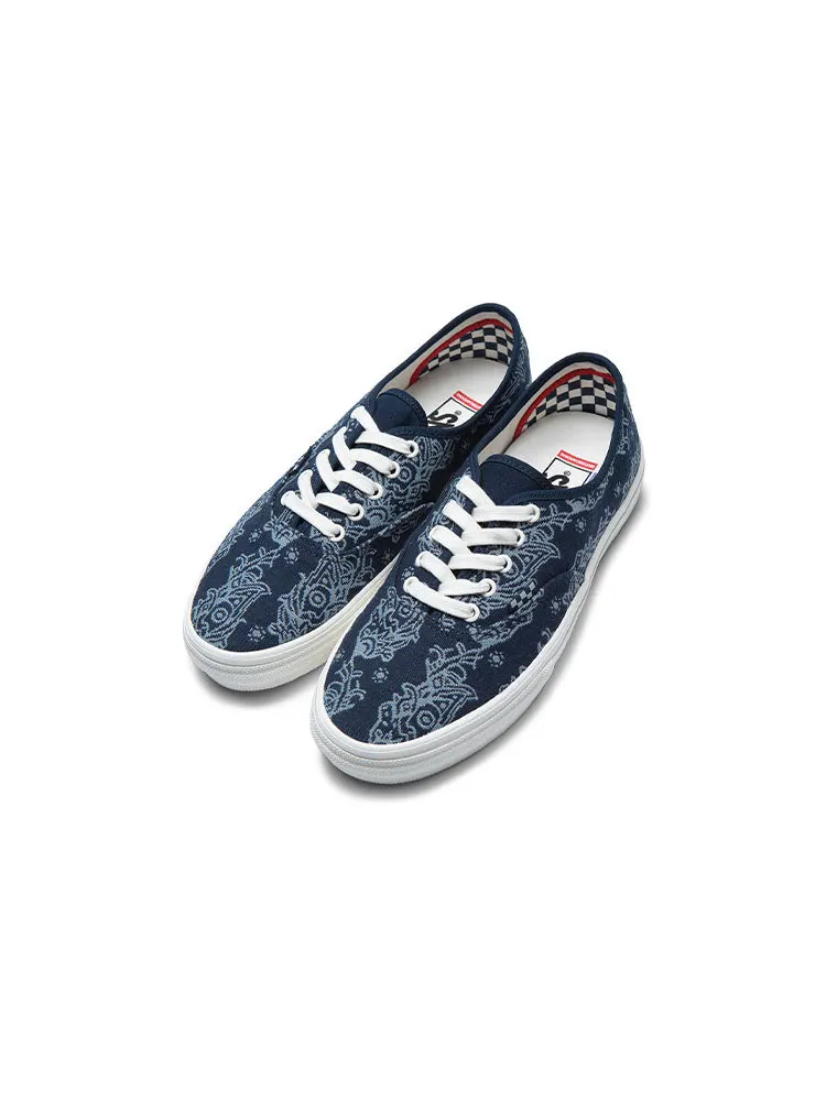 Кеды Vans Authentic 'Blue White' — изображение 2 из 4, синий