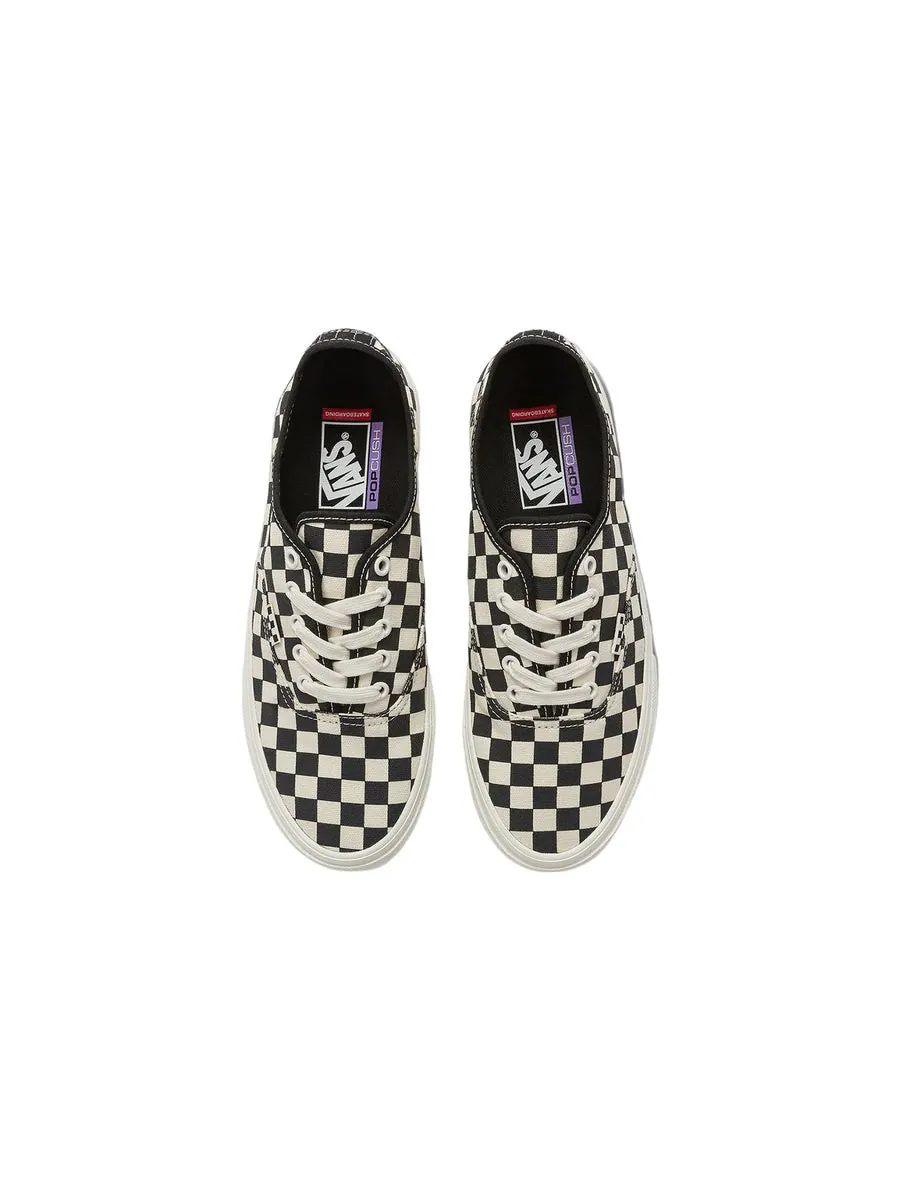 Кеды Vans Authentic BLACKWHITE — изображение 3 из 5, черный / белый