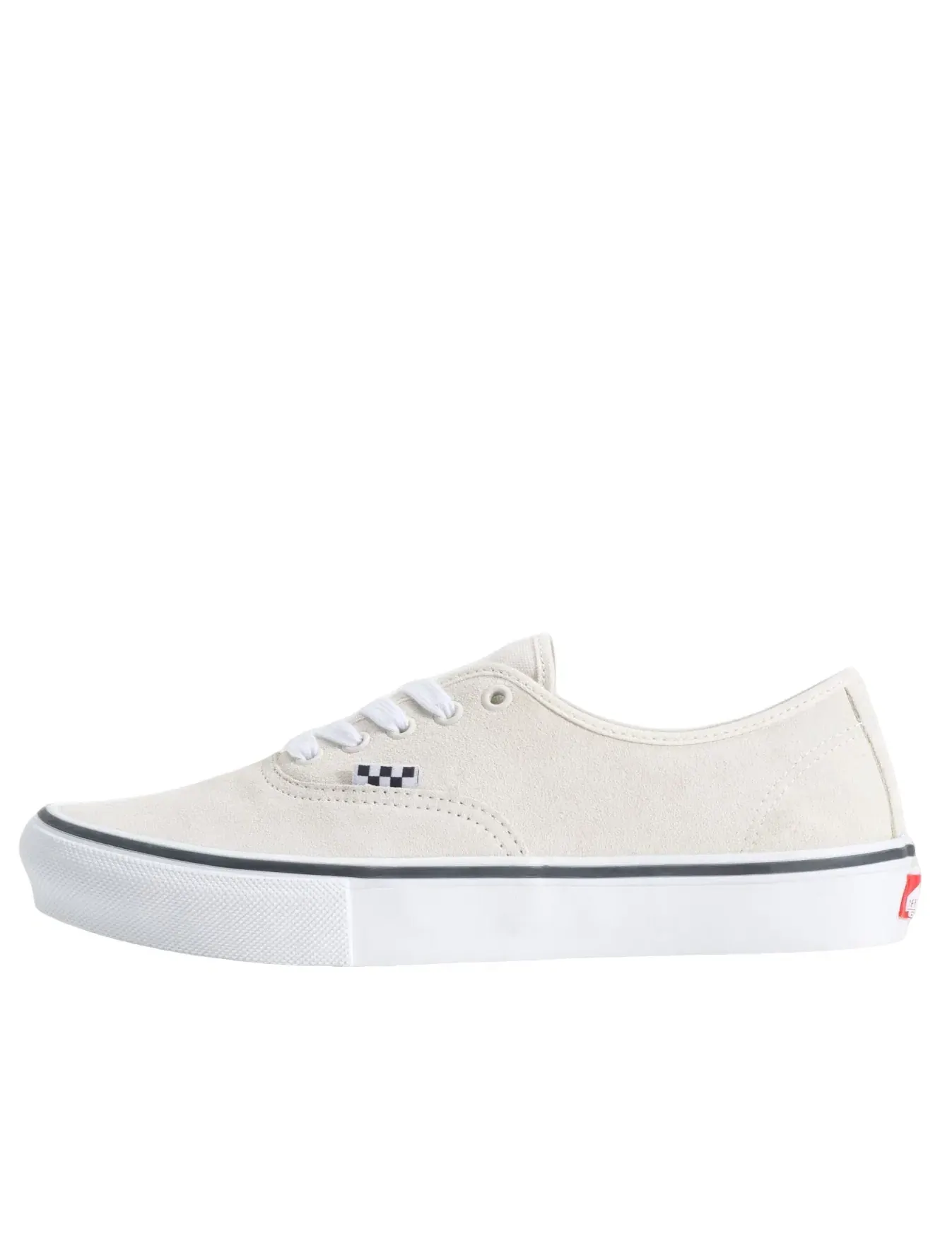Мужские кеды Authentic с белым верхом и серой подошвой Vans — изображение 1 из 3, белый