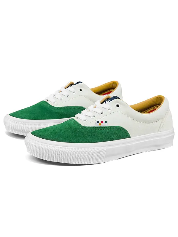 Кроссовки skate era sneakers white/green Vans — изображение 2 из 4, белый/зеленый