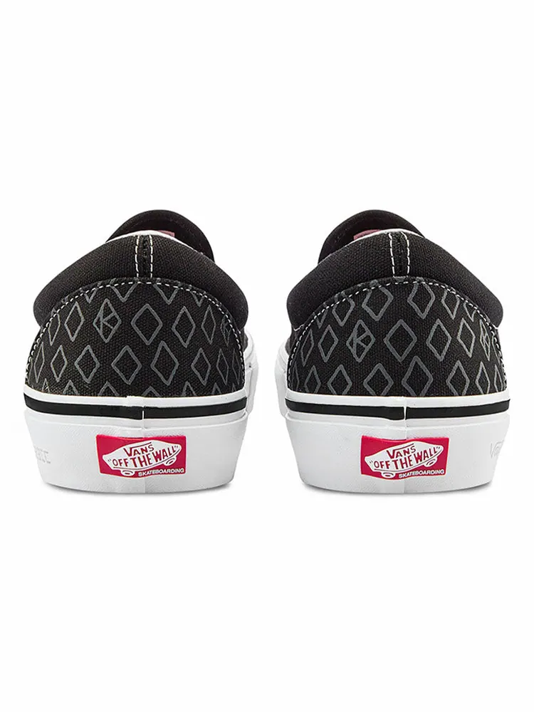 Кеды Vans Krooked x Skate Slip-On 'Natas For Ray Barbee' — изображение 5 из 5, красный