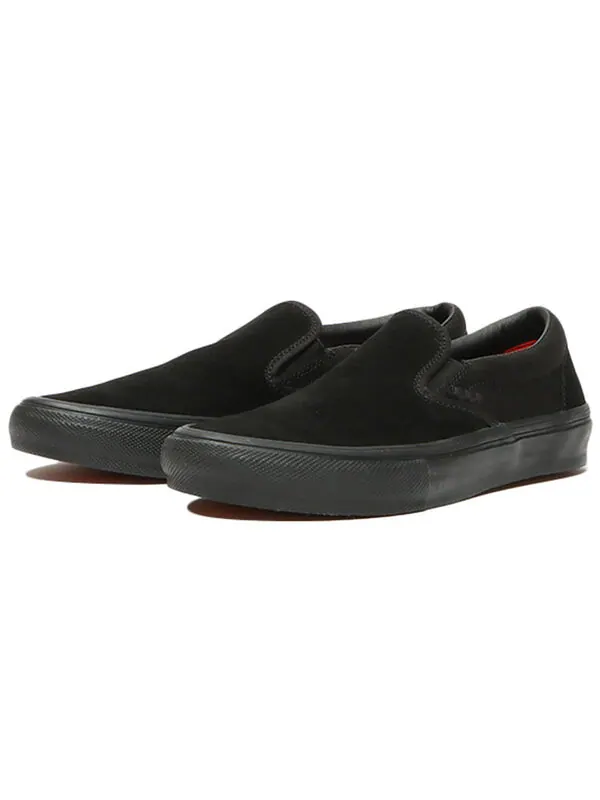 Кроссовки skate slip-on 'black checkerboard' Vans — изображение 2 из 4, черный
