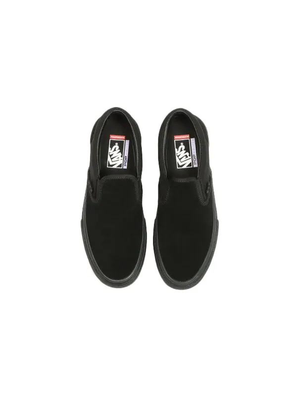Кроссовки skate slip-on 'black checkerboard' Vans — изображение 3 из 4, черный