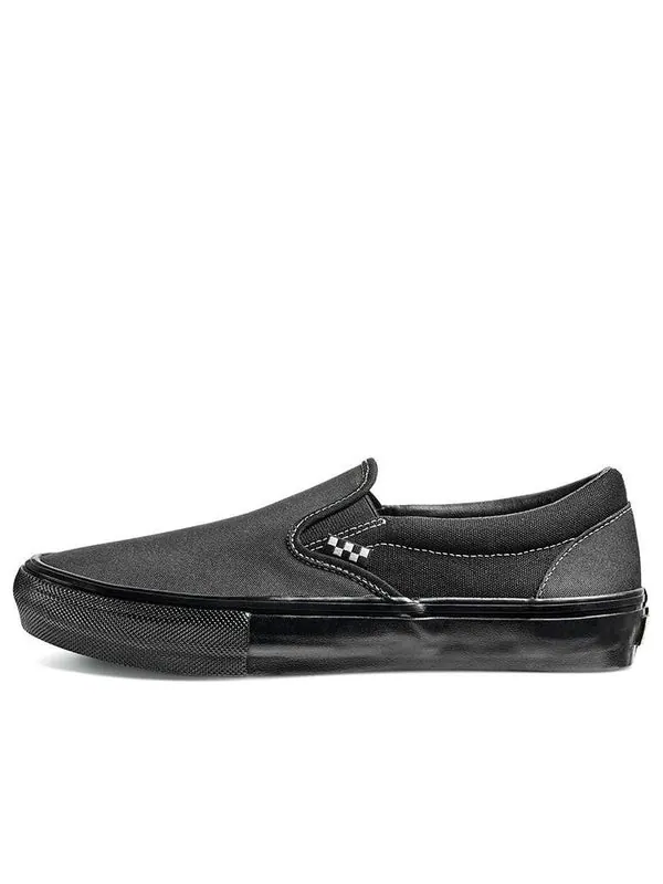Кроссовки skate classics slip-on black Vans — изображение 1 из 4, черный