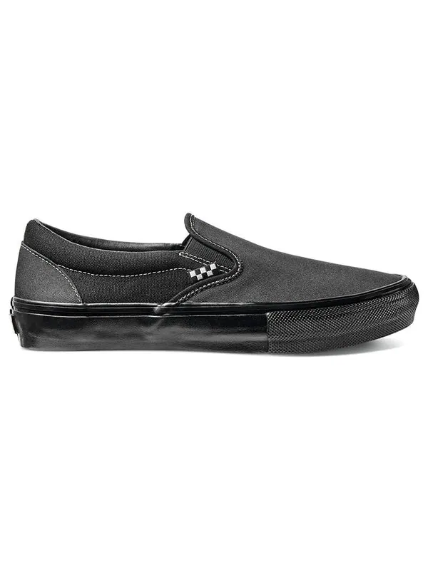 Кроссовки skate classics slip-on black Vans — изображение 2 из 4, черный