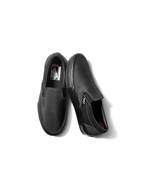 Кроссовки skate classics slip-on black Vans — изображение 3 из 4, черный