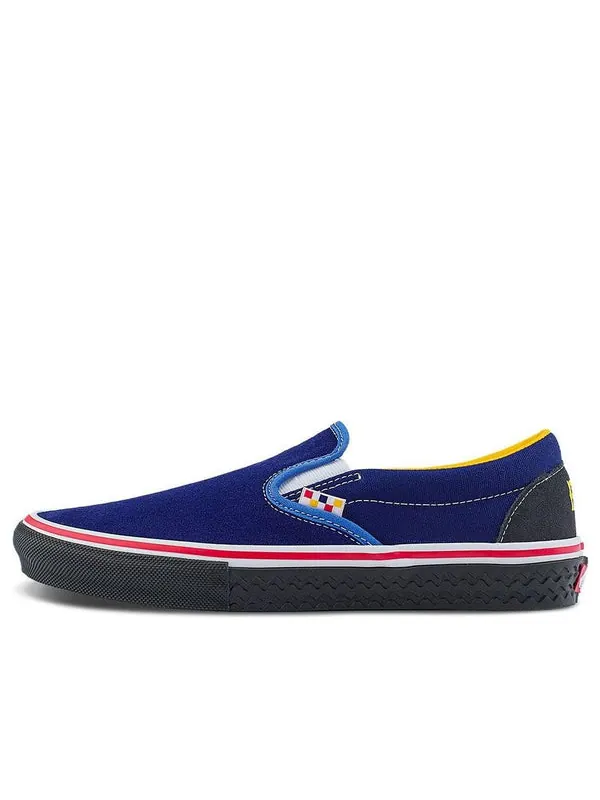 Кроссовки skate slip-on 'padin musa blue' Vans — изображение 1 из 4, синий