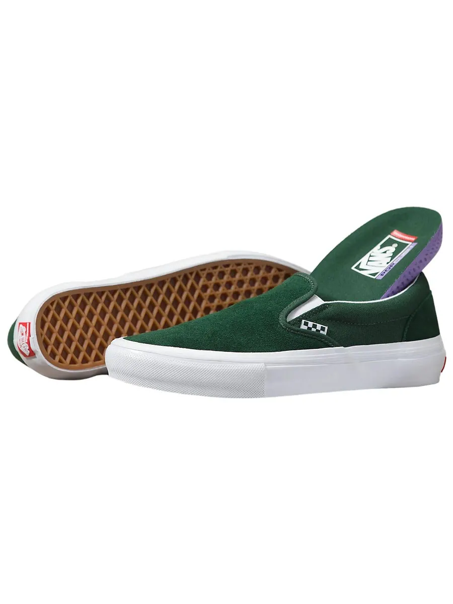Кеды Vans Skate Slip-On GREEN — изображение 3 из 5, зеленый