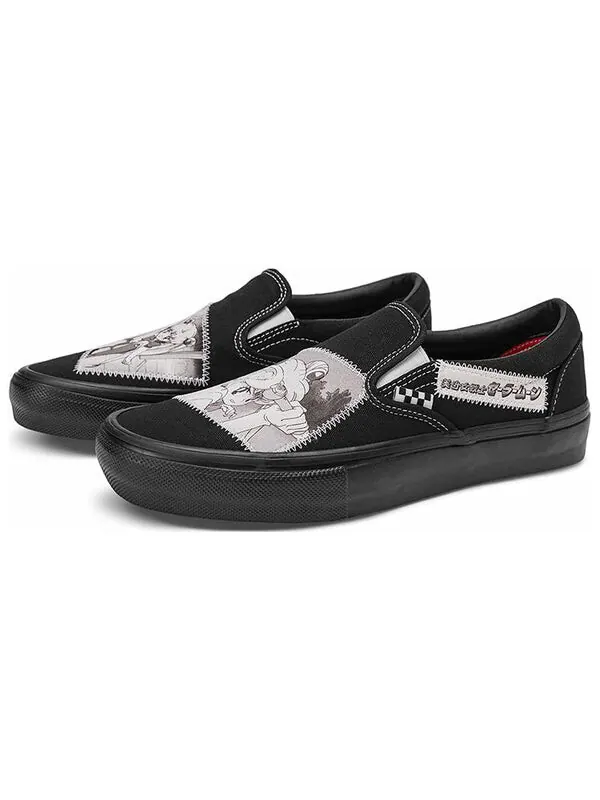 Кроссовки sailor moon x skate slip-on 'pretty guardian' Vans — изображение 3 из 4, черный