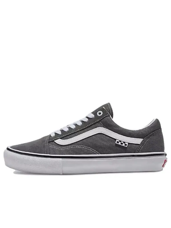 Кроссовки skate old skool 'pewter' Vans — изображение 1 из 4, серый/белый