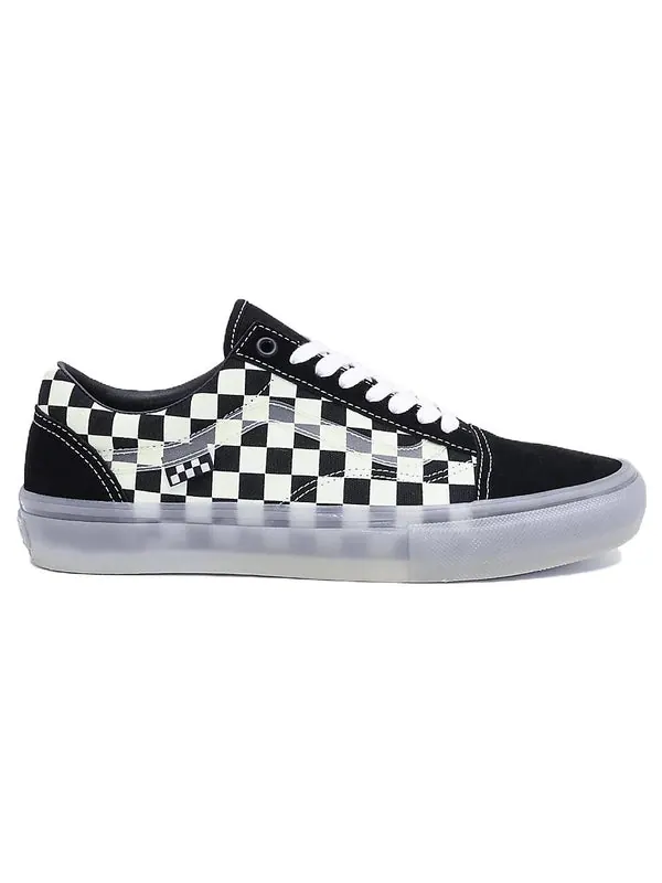 Кроссовки old skoo glow in the dark 'black white' Vans — изображение 2 из 4, черный/белый