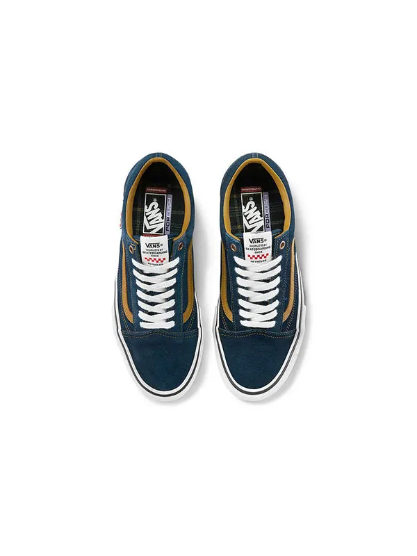 Кроссовки dane reynolds x skate old skool 'navy golden brown' Vans — изображение 3 из 4, синий/коричневый
