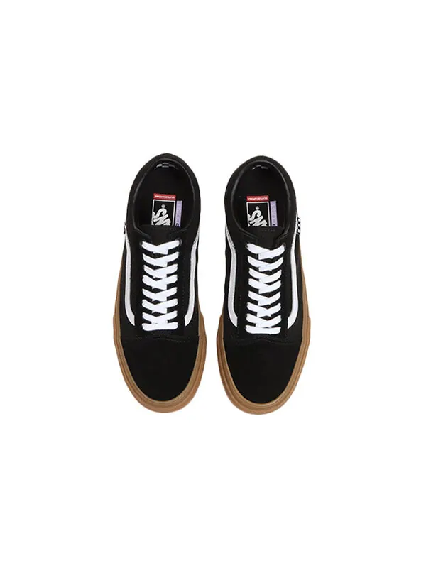 Кроссовки skate old skool 'checkerboard - black gum' Vans — изображение 3 из 4, черный/белый/коричневый