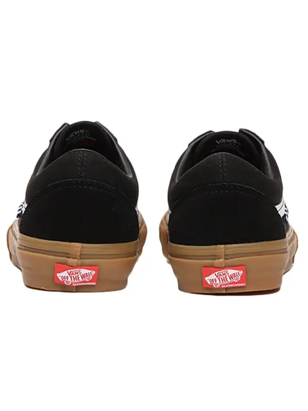 Кроссовки skate old skool 'checkerboard - black gum' Vans — изображение 4 из 4, черный/белый/коричневый