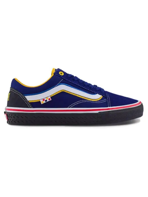 Кроссовки skate old skool 'padin musa blue' Vans — изображение 2 из 4, синий/черный