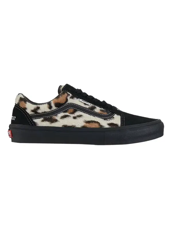 Кроссовки old skool x supreme shoes 'black white brown' Vans — изображение 2 из 4, черный/белый/коричневый