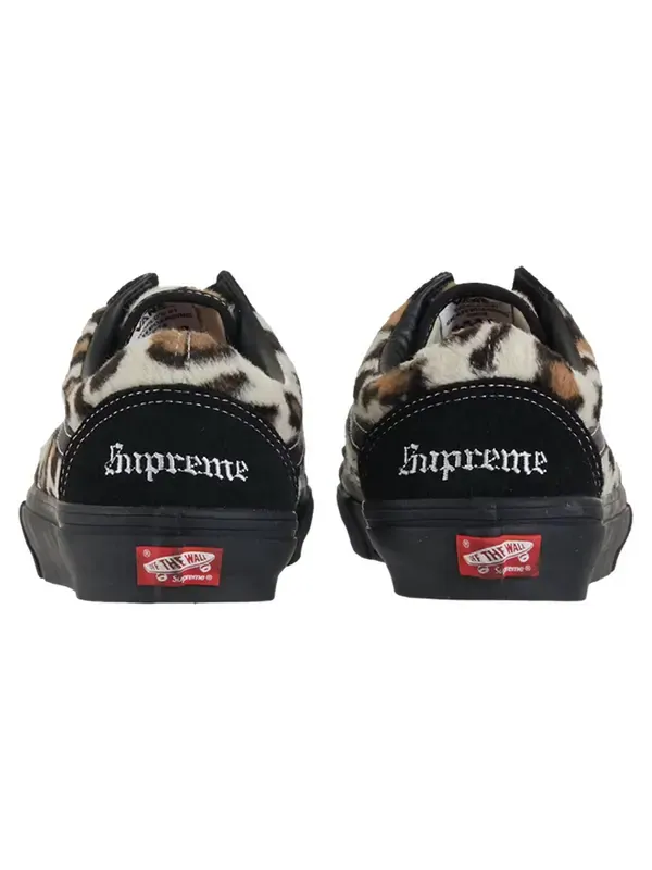Кроссовки old skool x supreme shoes 'black white brown' Vans — изображение 4 из 4, черный/белый/коричневый