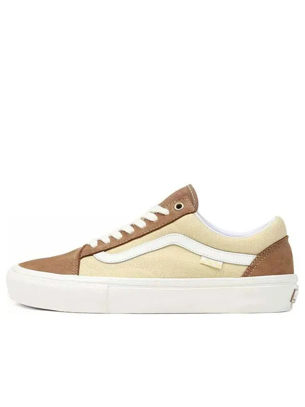 Кроссовки skate old skool 'brown yellow' Vans — изображение 1 из 4, коричневый/желтый