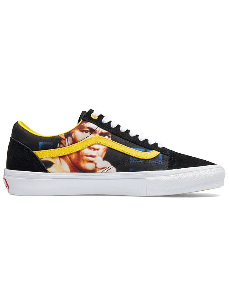 Кроссовки Vans Old Skool x Bruce Lee 'Black' — изображение 2 из 5, черный