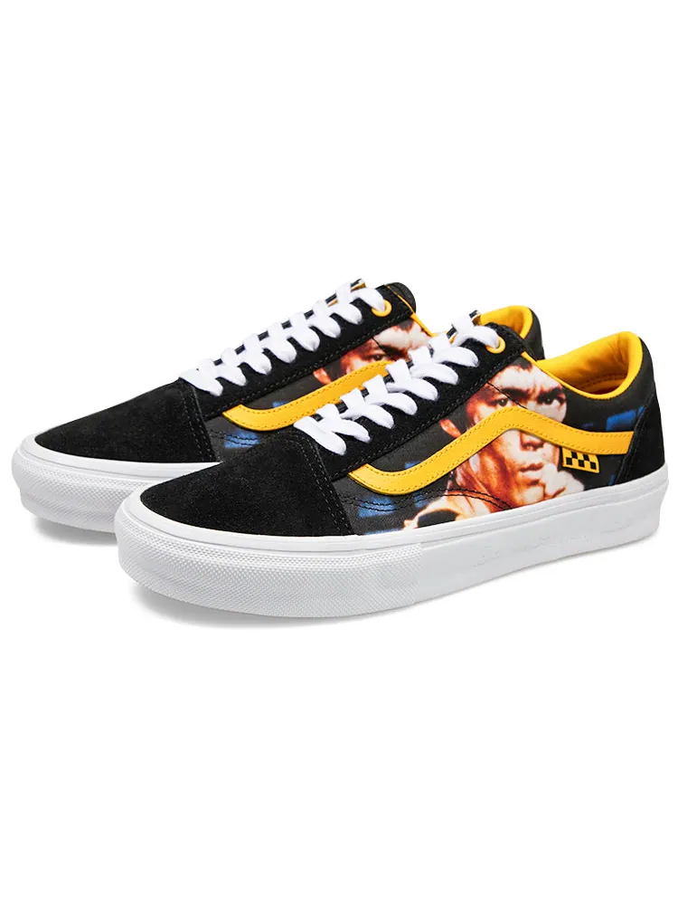 Кроссовки Vans Old Skool x Bruce Lee 'Black' — изображение 3 из 5, черный