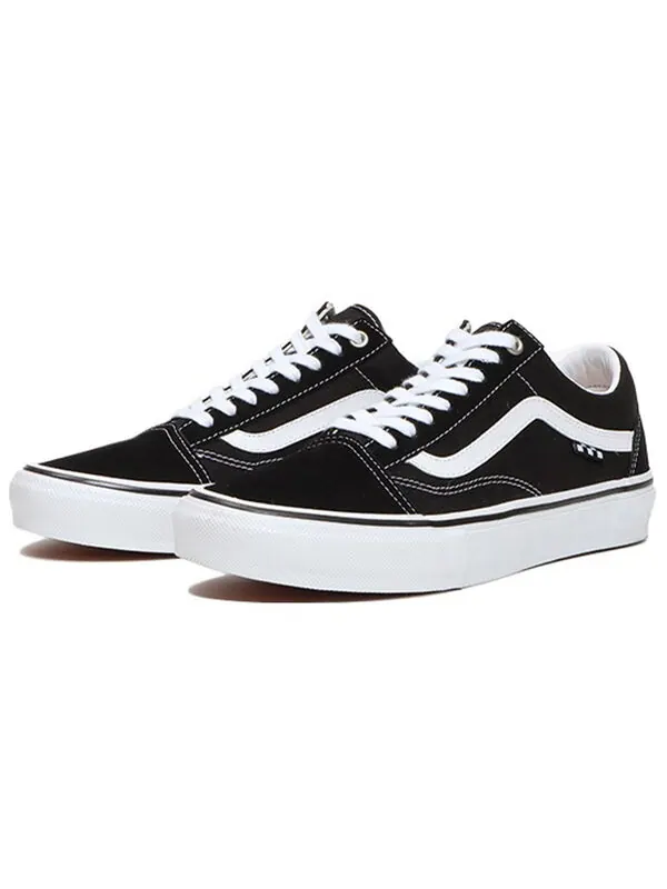 Кроссовки skate old skool 'checkerboard - black' Vans — изображение 2 из 4, черный/белый