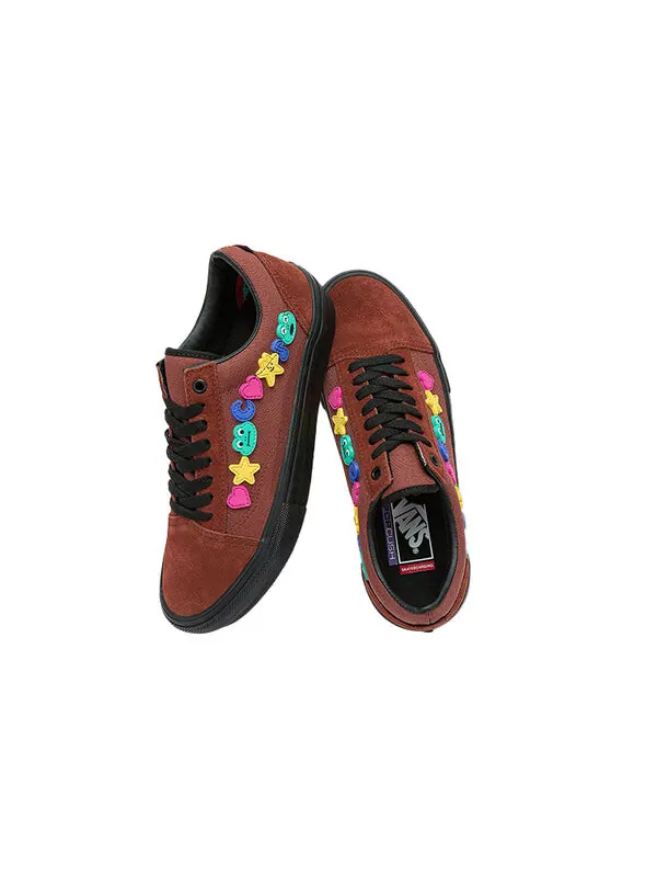 Кроссовки frog skateboards x skate old skool 'brown' Vans — изображение 4 из 4, коричневый