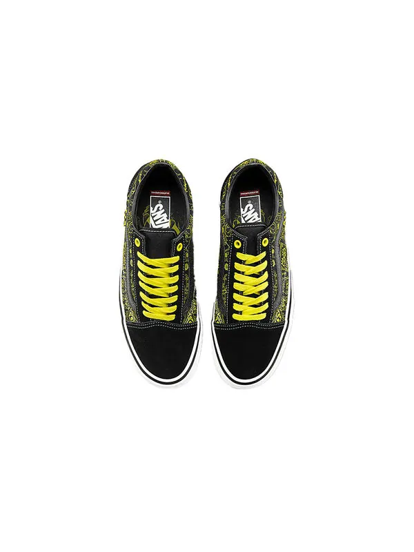 Кроссовки mike gigliotti x spongebob squarepants x skate old skool 'black yellow' Vans — изображение 3 из 4, черный/желтый