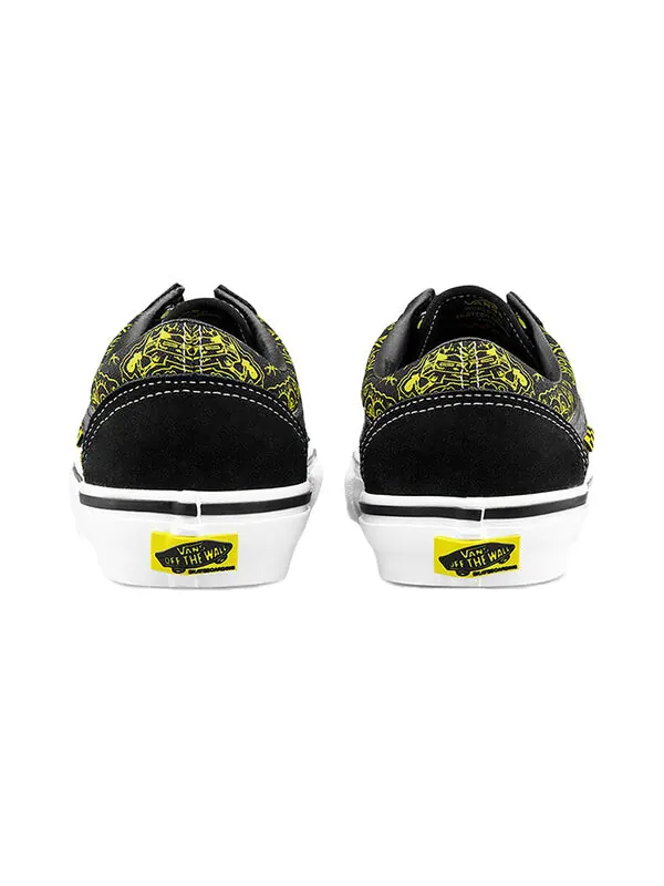 Кроссовки mike gigliotti x spongebob squarepants x skate old skool 'black yellow' Vans — изображение 4 из 4, черный/желтый