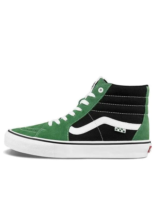 Кроссовки sk8-hi 'juniper black' Vans — изображение 1 из 4, черный/зеленый