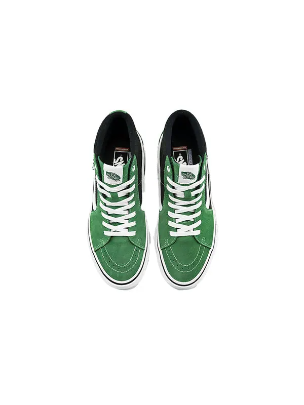 Кроссовки sk8-hi 'juniper black' Vans — изображение 3 из 4, черный/зеленый