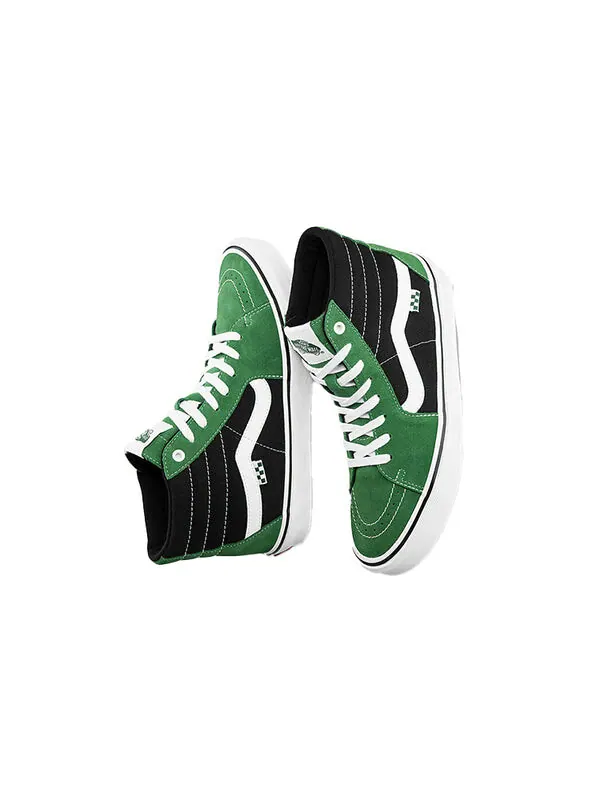 Кроссовки sk8-hi 'juniper black' Vans — изображение 4 из 4, черный/зеленый