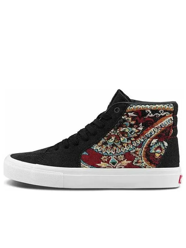 Кроссовки skate sk8-hi 'paisley' Vans — изображение 1 из 4, черный
