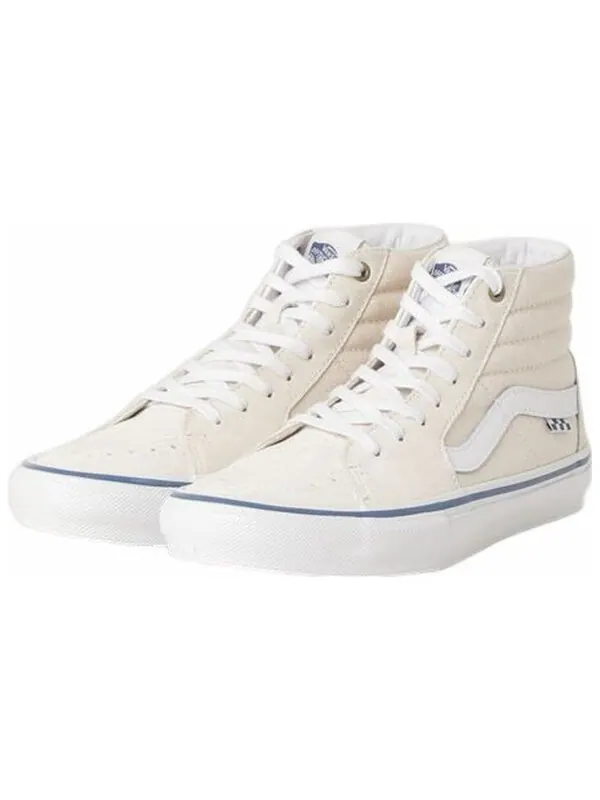 Кроссовки raw canvas skate sk8-hi 'white blue' Vans — изображение 2 из 4, белый/синий