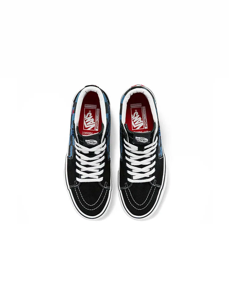 Кеды Vans Krooked x Skate SK8-HI 'Natas For Ray Barbee' — изображение 3 из 5, синий