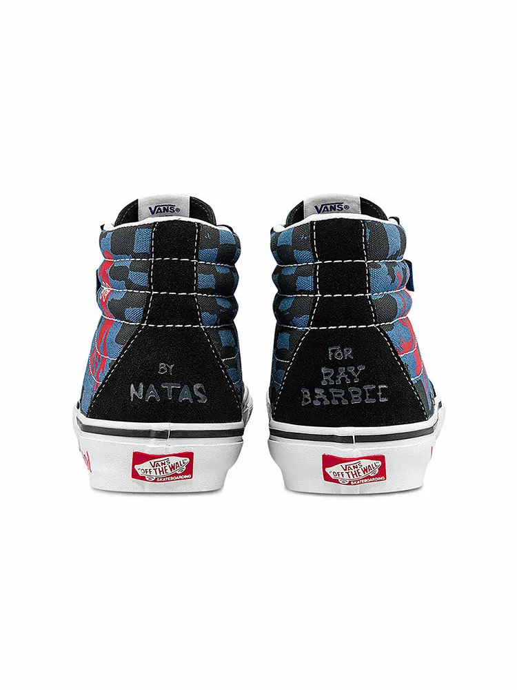 Кеды Vans Krooked x Skate SK8-HI 'Natas For Ray Barbee' — изображение 5 из 5, синий