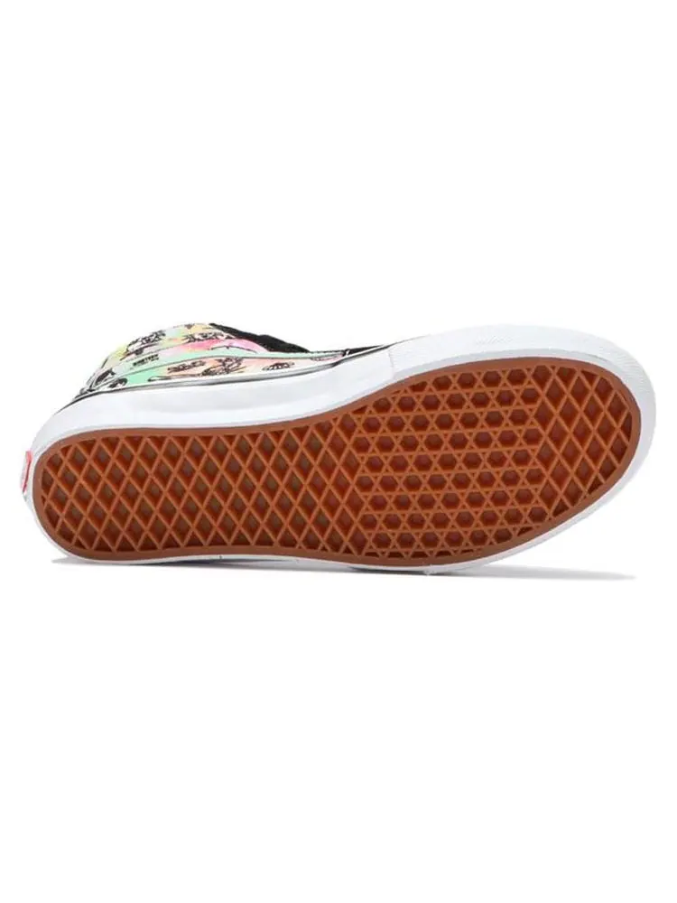 Кеды Vans Shroom Doom Skate Sk8-hi BLACKWHITEYELLOWPINKGREEN — изображение 6 из 6, белый