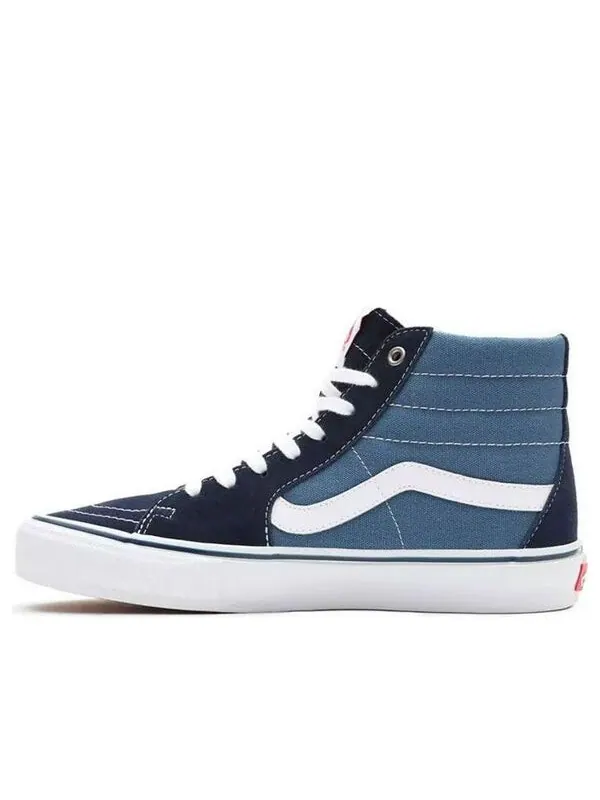 Кроссовки skate sk8-hi splicing contrasting colors casual sports skateboarding shoes navy blue Vans — изображение 1 из 4
