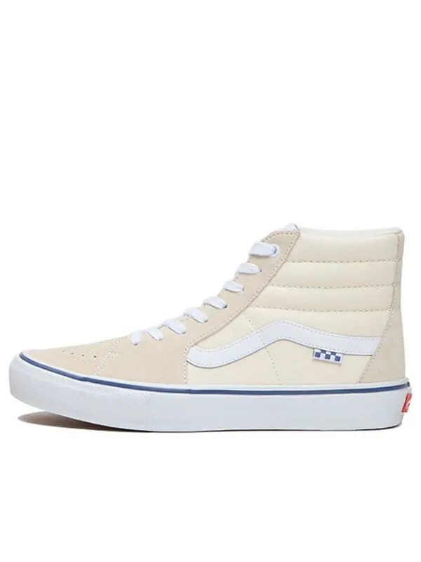 Кроссовки skate sk8-hi 'checkerboard - off-white' Vans — изображение 1 из 4, хаки