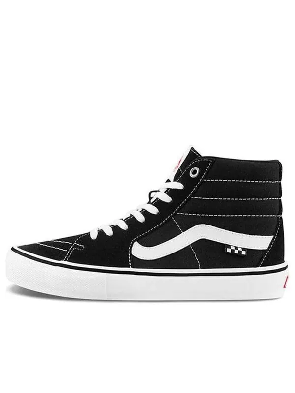 Кроссовки skate sk8-hi 'checkerboard - black white' Vans — изображение 1 из 4, черный/белый