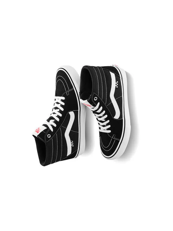 Кроссовки skate sk8-hi 'checkerboard - black white' Vans — изображение 4 из 4, черный/белый