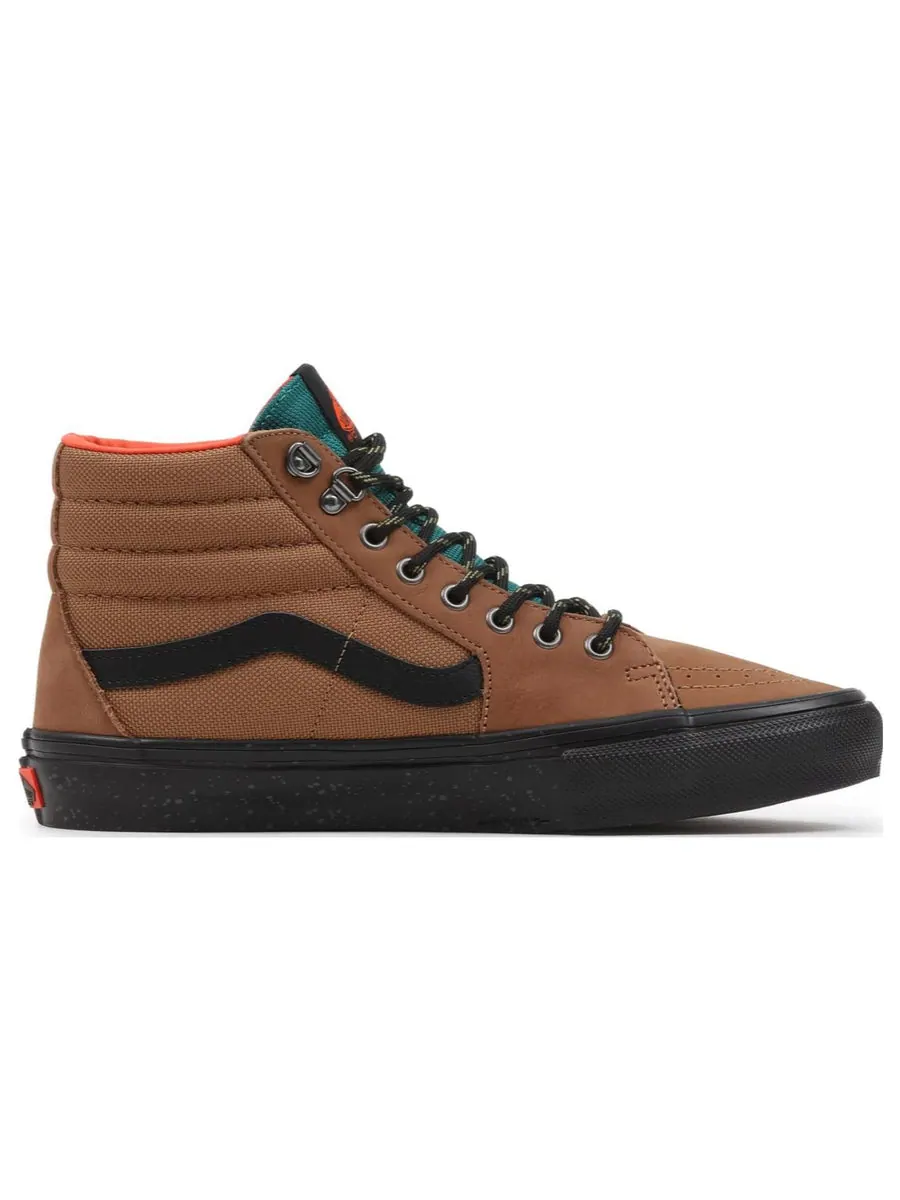 Кеды Vans SK8-HI Buty Skate BROWN — изображение 2 из 4, коричневый